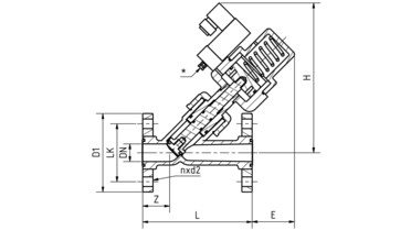 Drawing: Directly operated solenoid valves DN 15-50