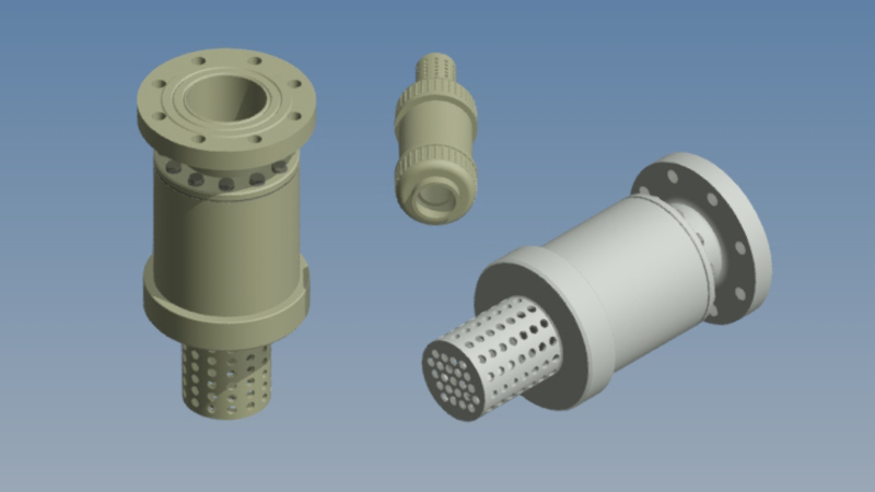 Suction filters DN 15-400  (Plastic)